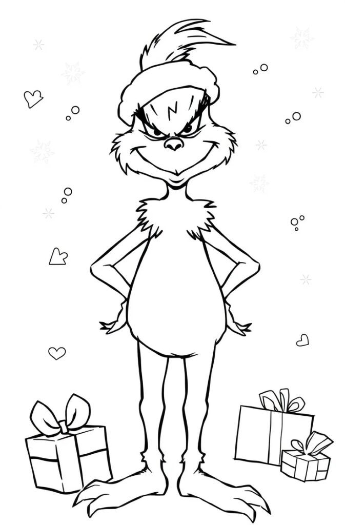 20 grinch coloring pages