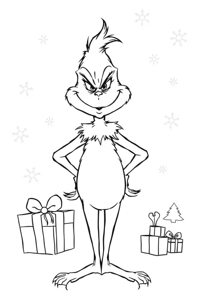 20 grinch coloring pages