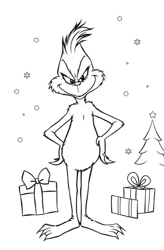20 grinch coloring pages