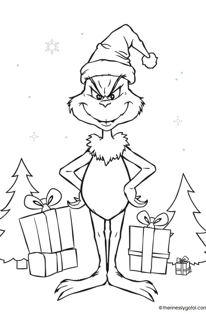 20 grinch coloring pages