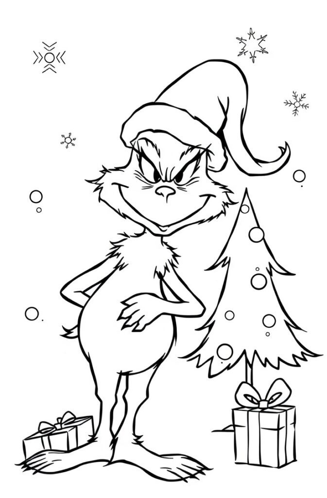 20 grinch coloring pages