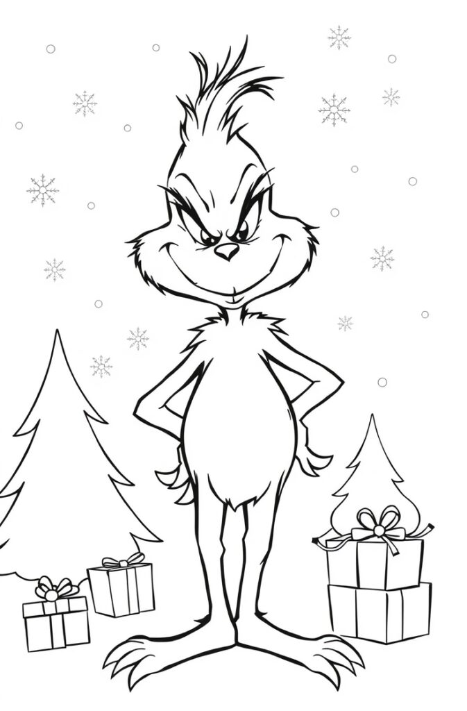 20 grinch coloring pages