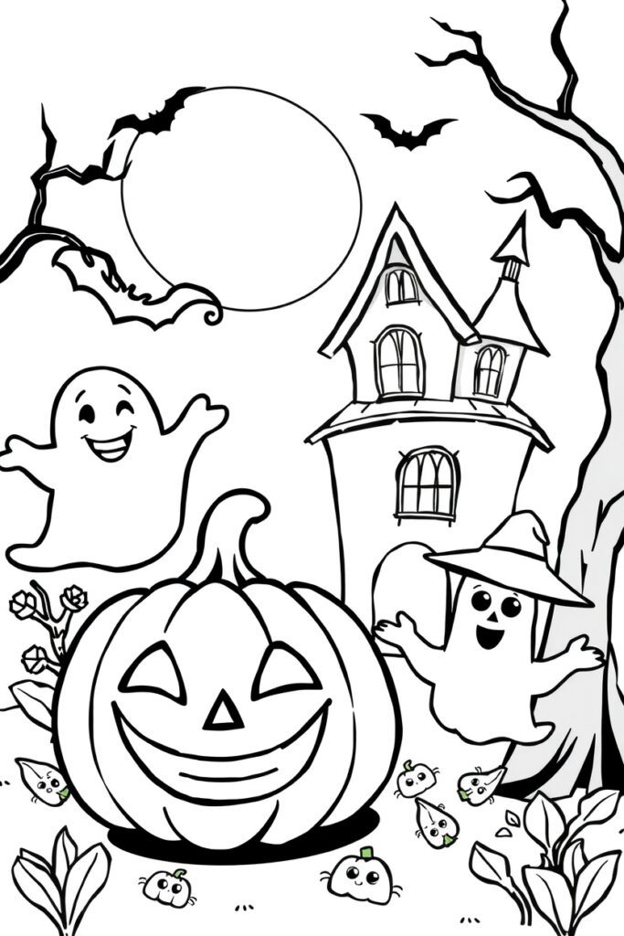 halloween coloring pages