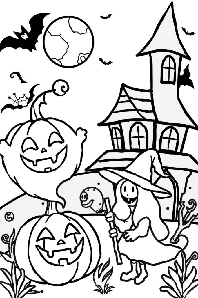 halloween coloring pages