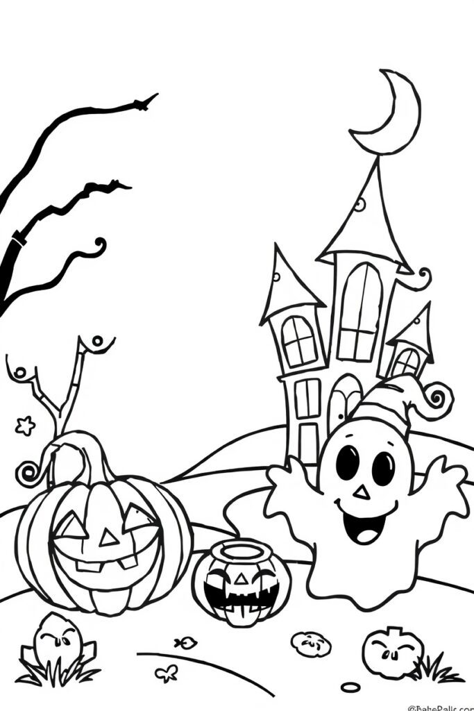halloween coloring pages