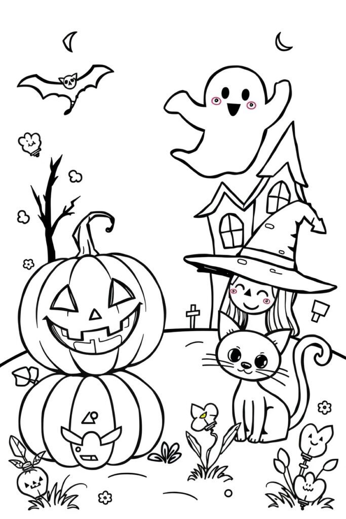 halloween coloring pages