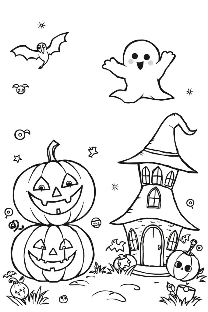halloween coloring pages