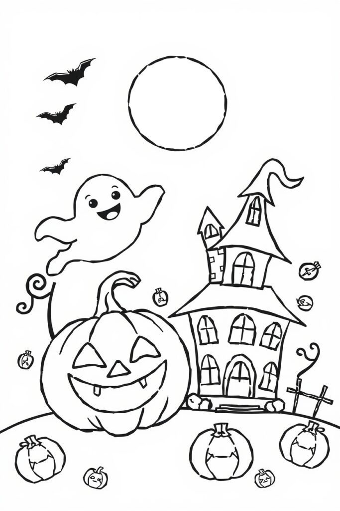 halloween coloring pages