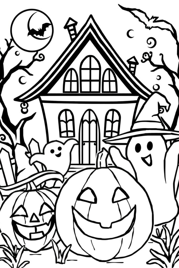 halloween coloring pages