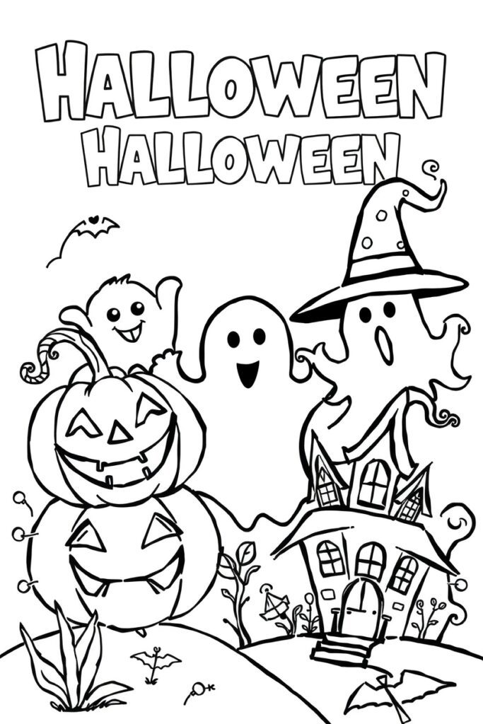 halloween coloring pages