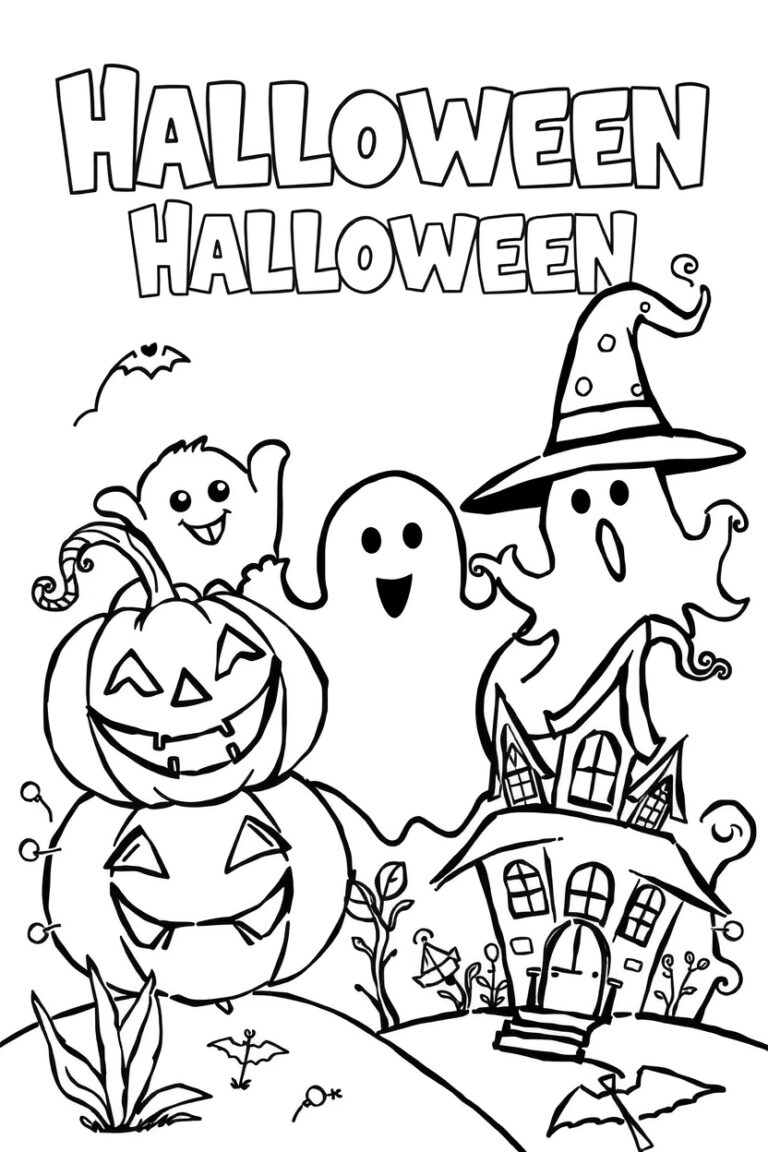 halloween coloring pages