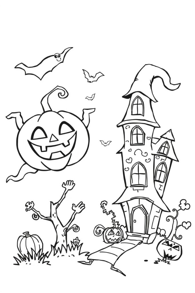 halloween coloring pages