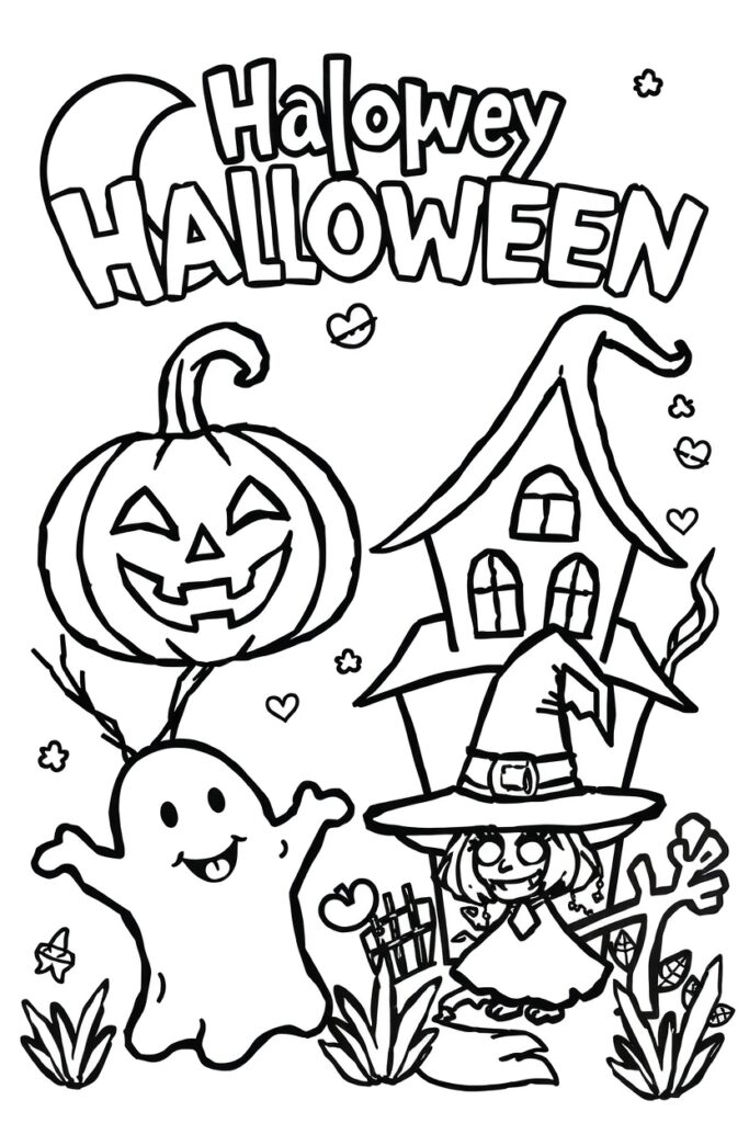halloween coloring pages
