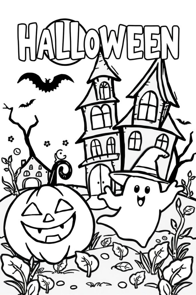 halloween coloring pages