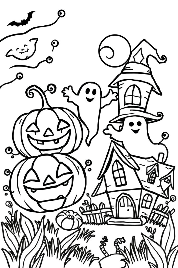 halloween coloring pages