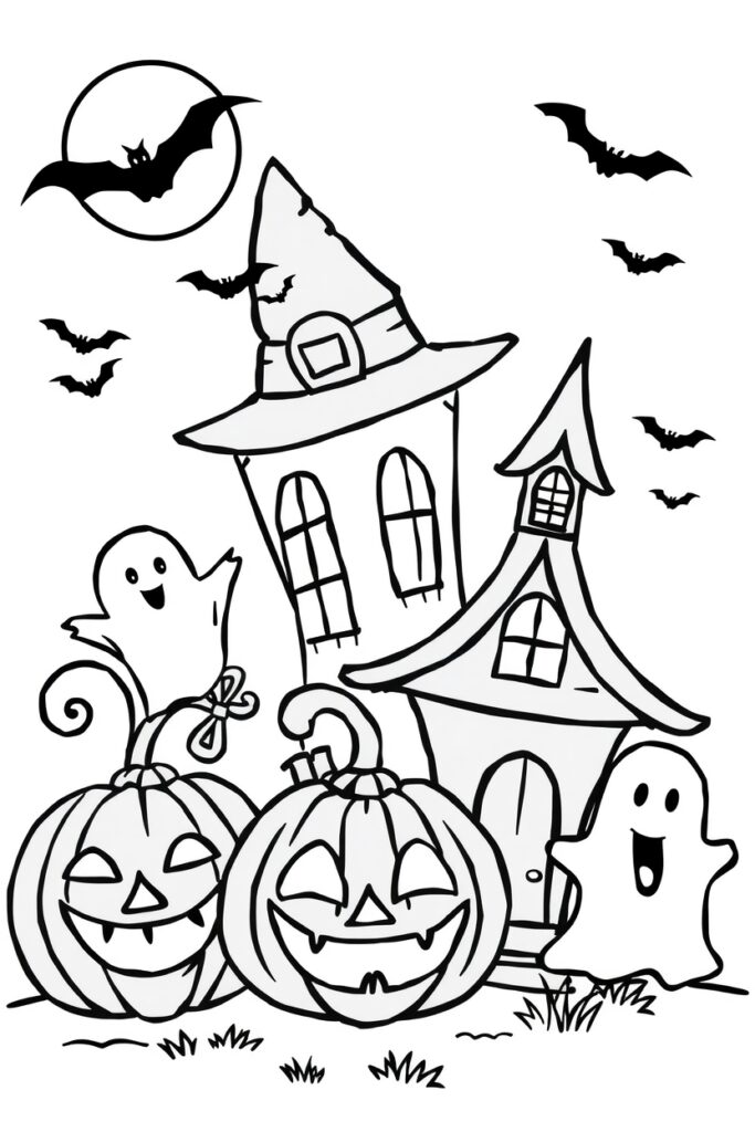 halloween coloring pages