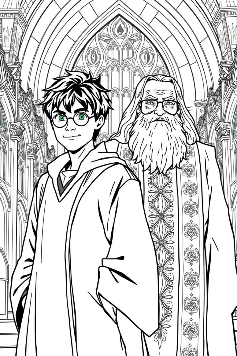 20 Harry potter coloring pages​