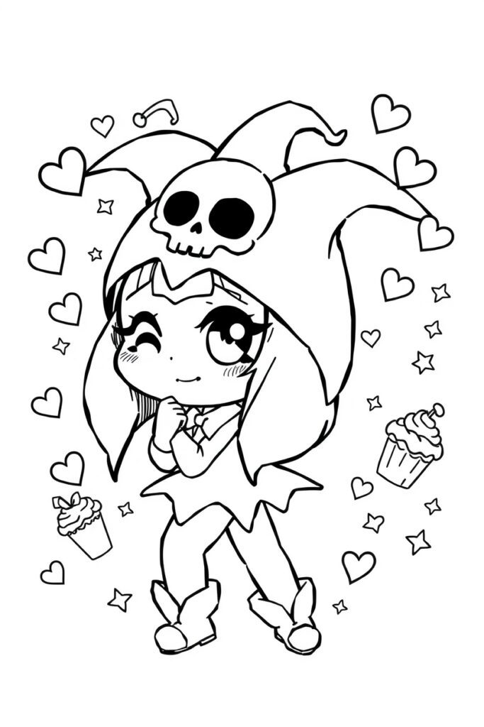 kuromi coloring pages (20 pages)