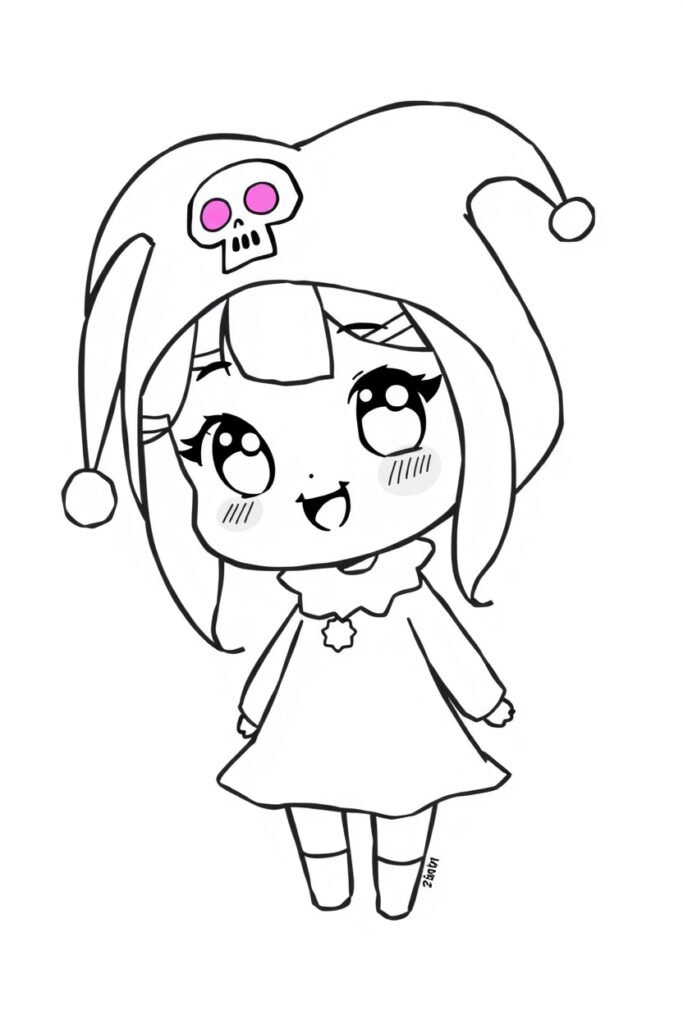 kuromi coloring pages (20 pages)