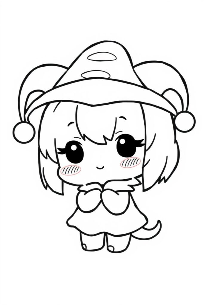 kuromi coloring pages (20 pages)
