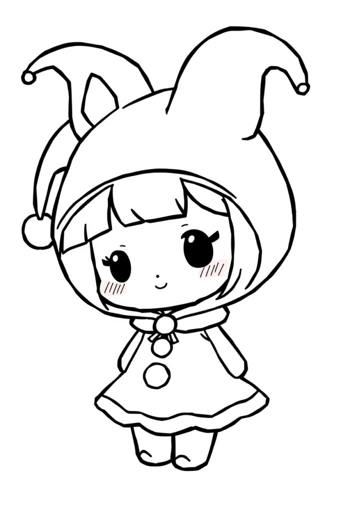 kuromi coloring pages (20 pages)