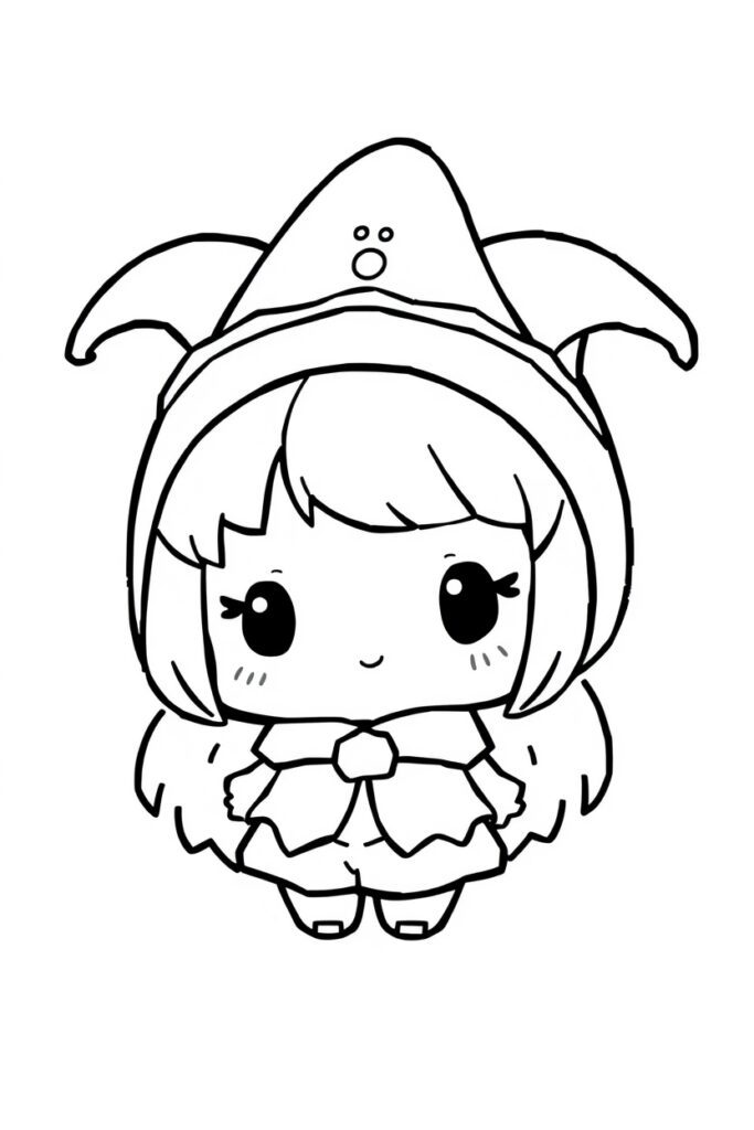 kuromi coloring pages (20 pages)