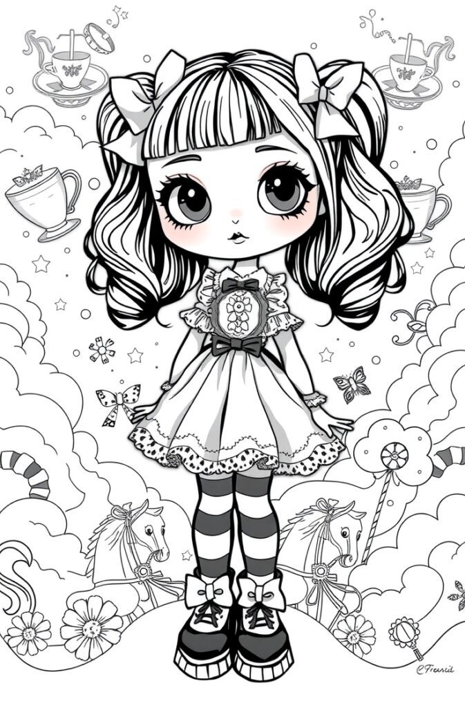 20 melanie martinez coloring pages