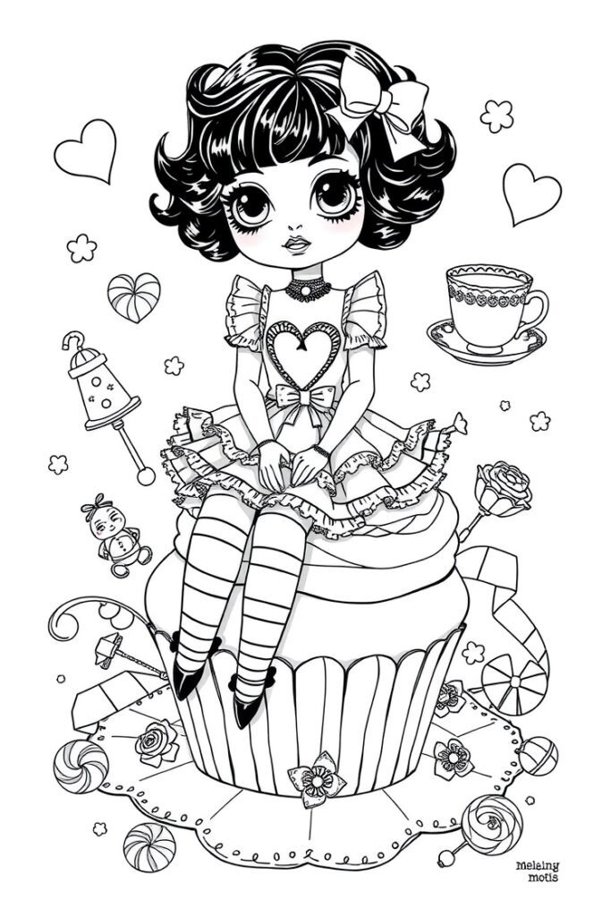 20 melanie martinez coloring pages