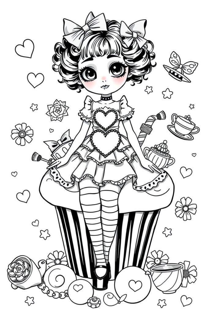 20 melanie martinez coloring pages