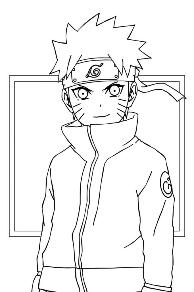 naruto coloring pages