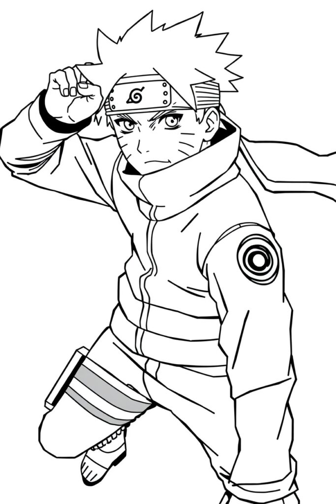 naruto coloring pages