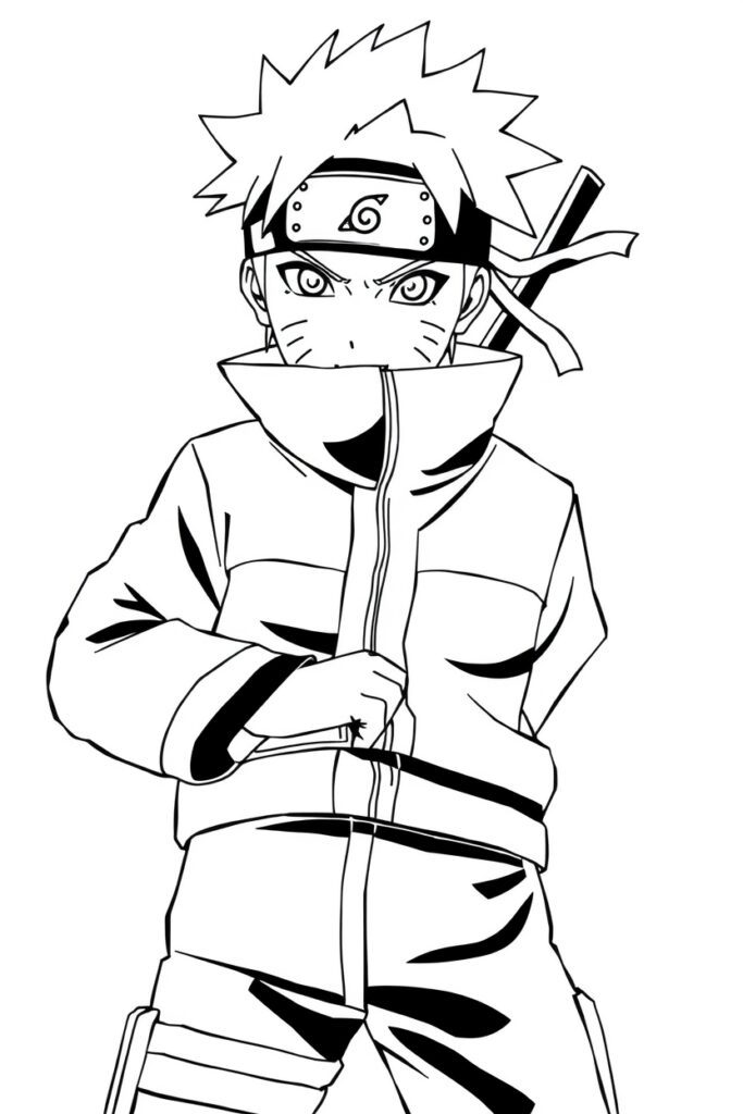 naruto coloring pages