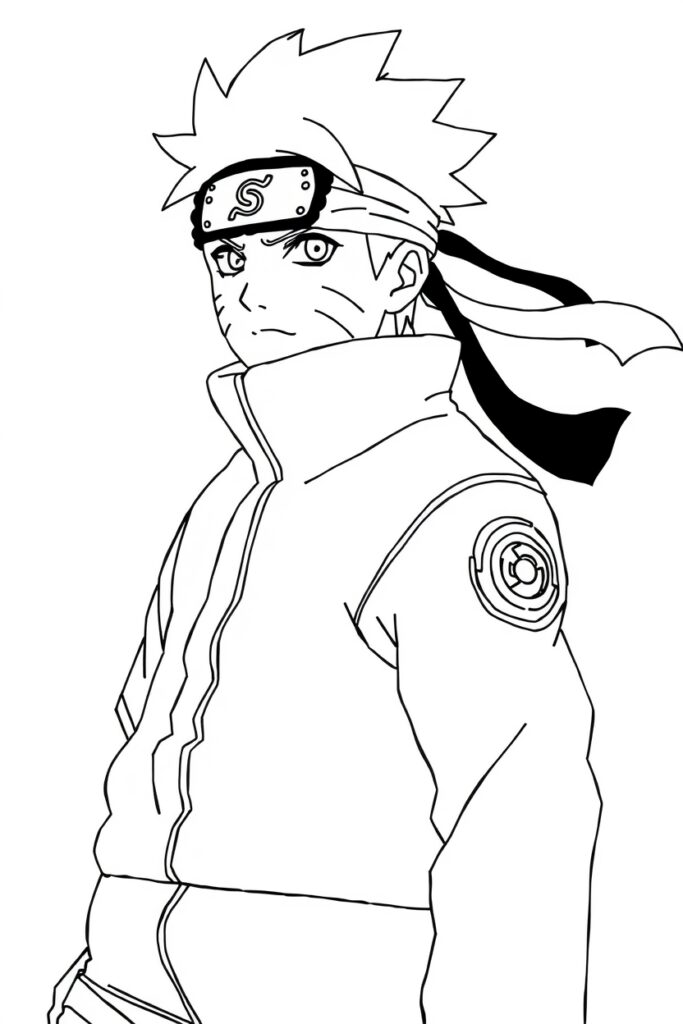 naruto coloring pages