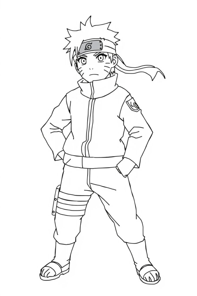 naruto coloring pages