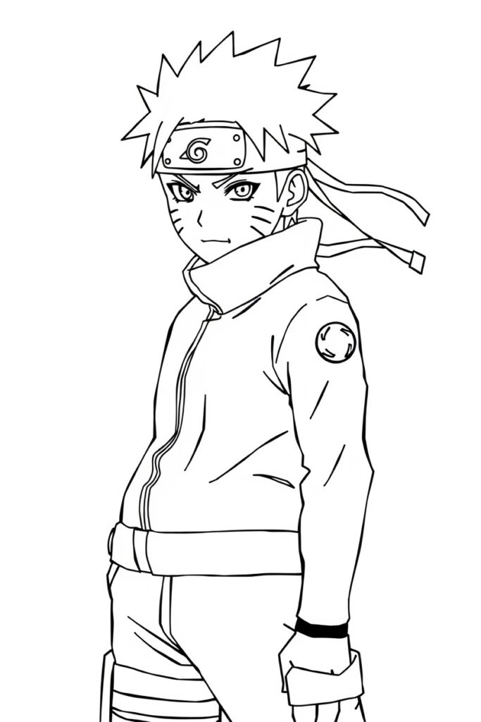 naruto coloring pages