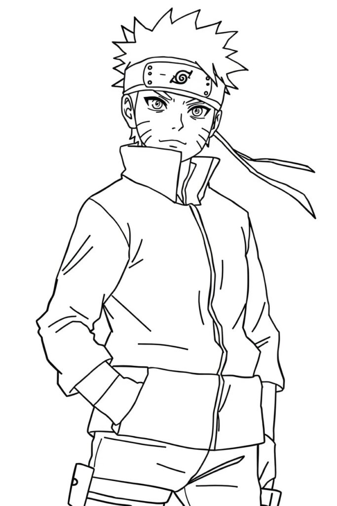 naruto coloring pages