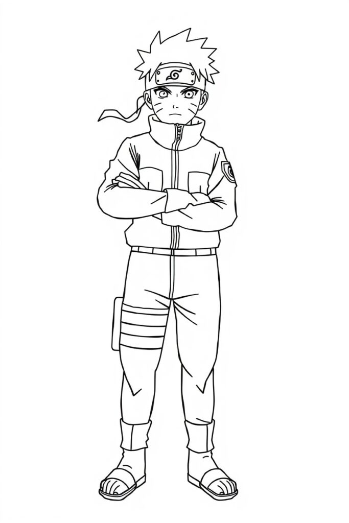 naruto coloring pages