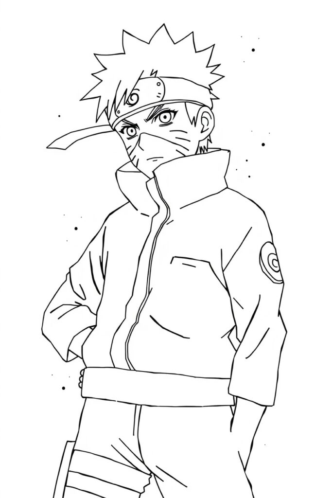 19 Naruto coloring pages