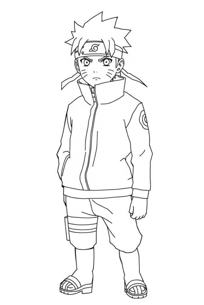 19 Naruto coloring pages