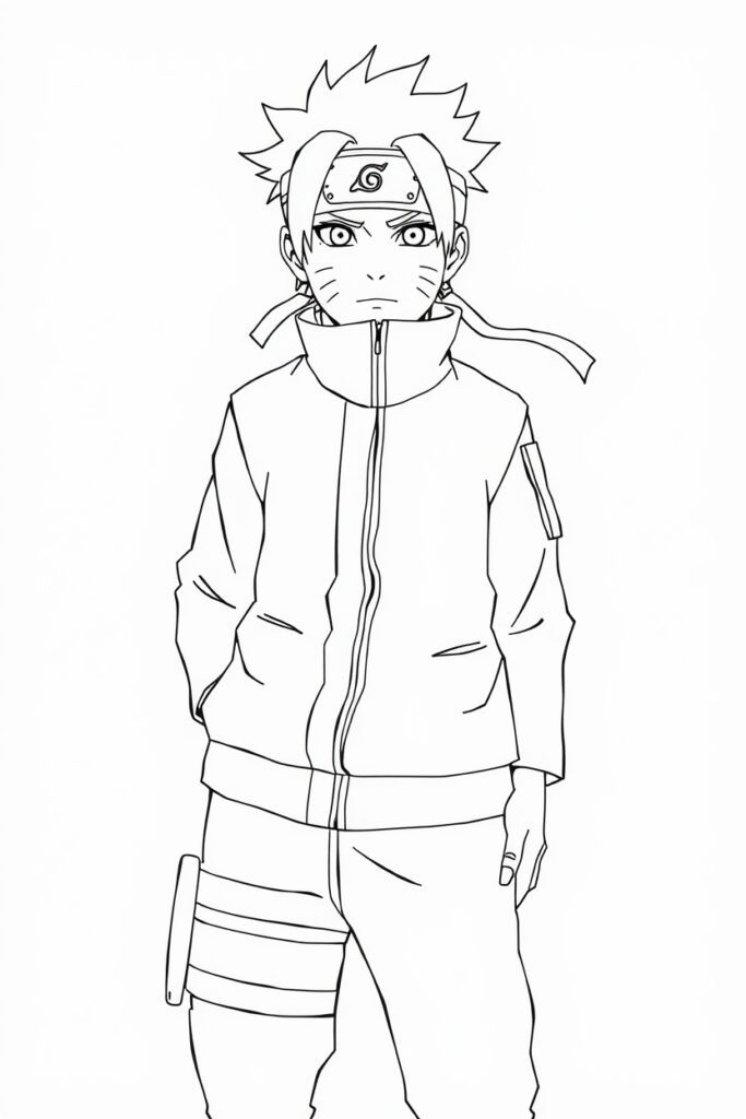 naruto coloring pages