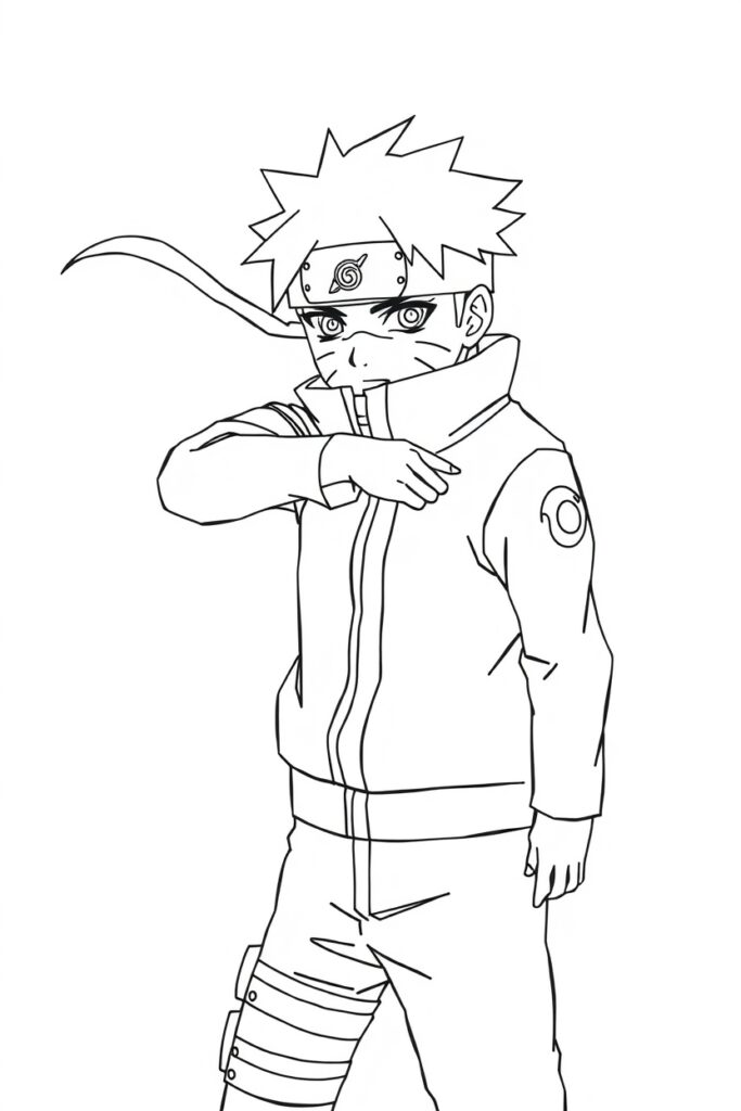 naruto coloring pages