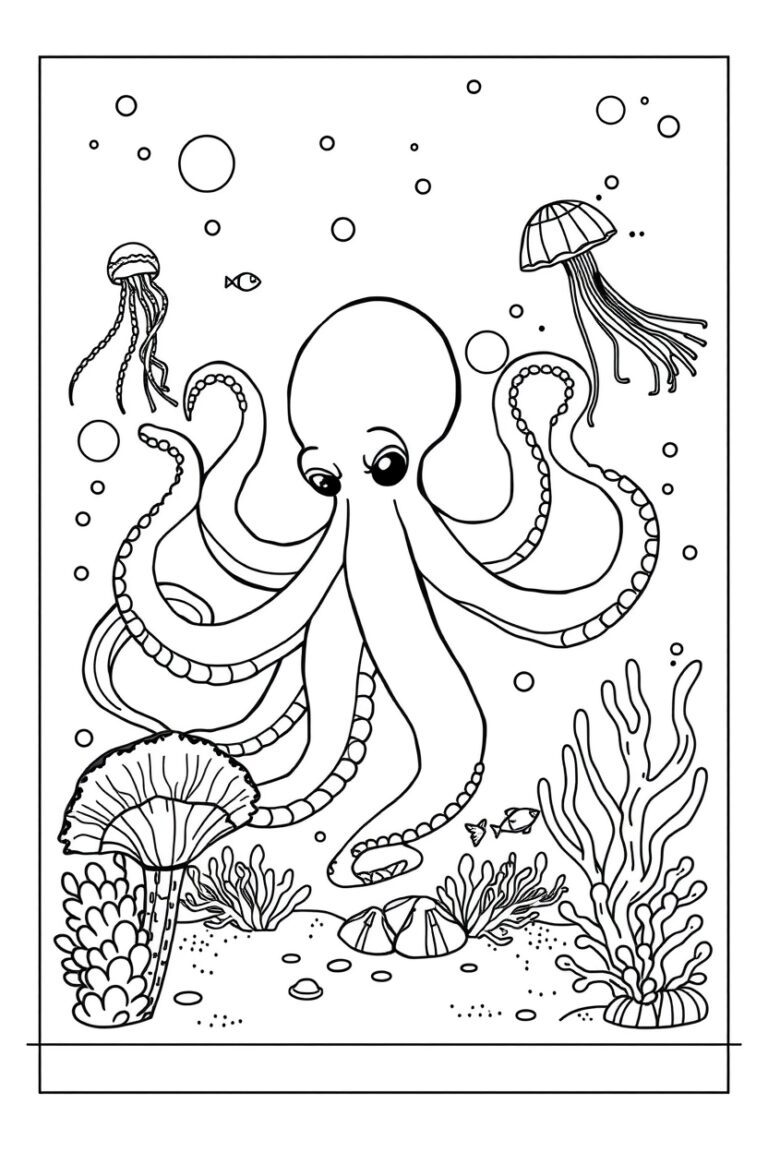 ocean animal coloring pages