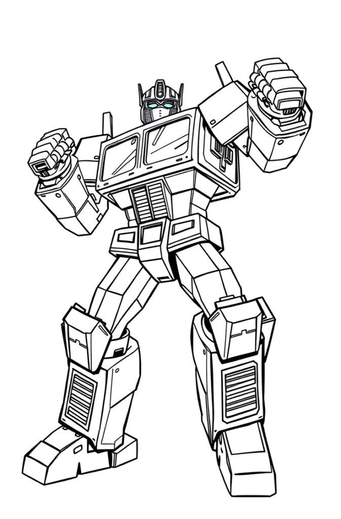 20 optimus prime coloring pages