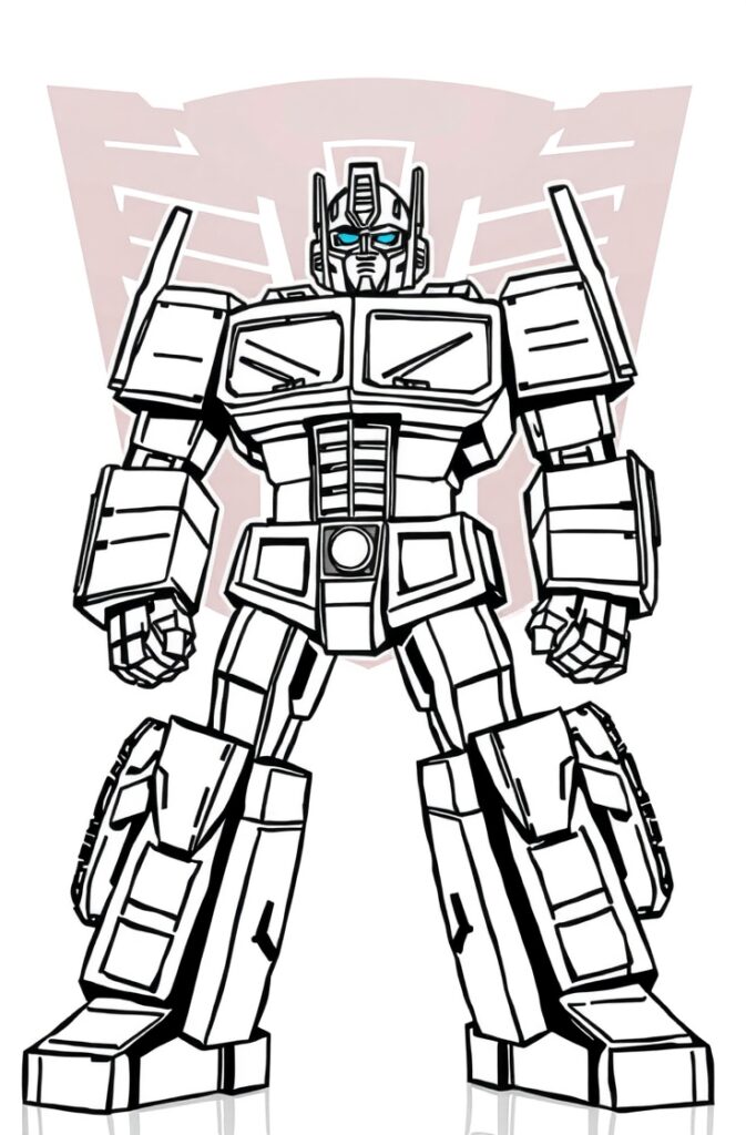 20 optimus prime coloring pages