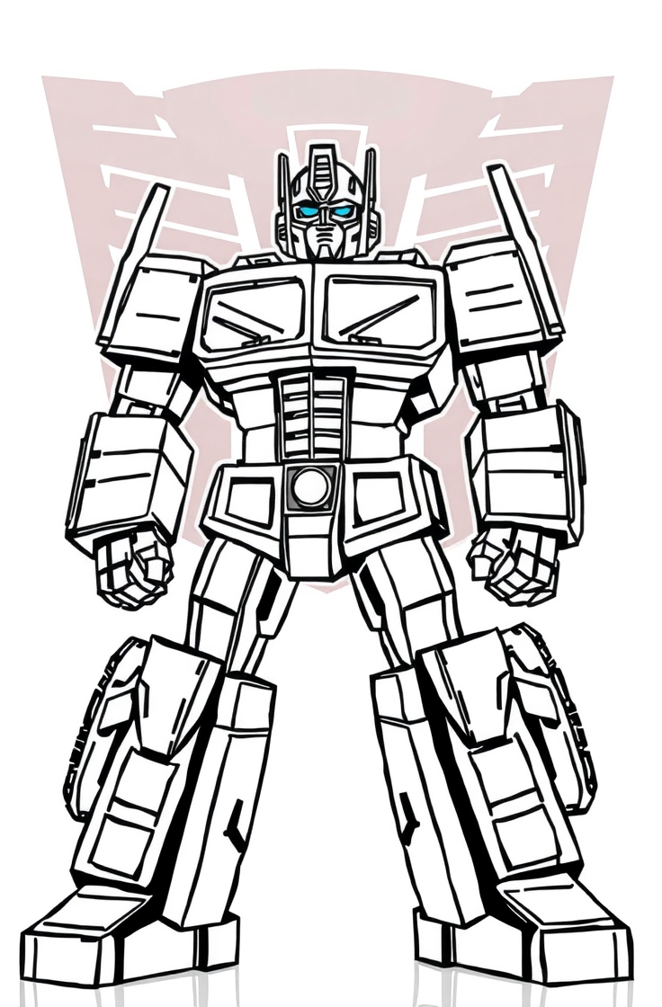 20 optimus prime coloring pages