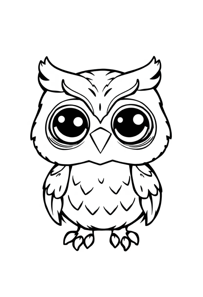 owl coloring pages printable