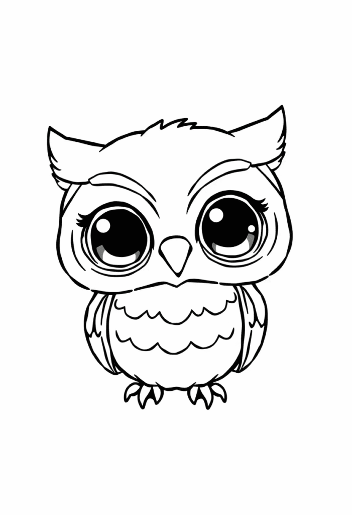 owl coloring pages printable
