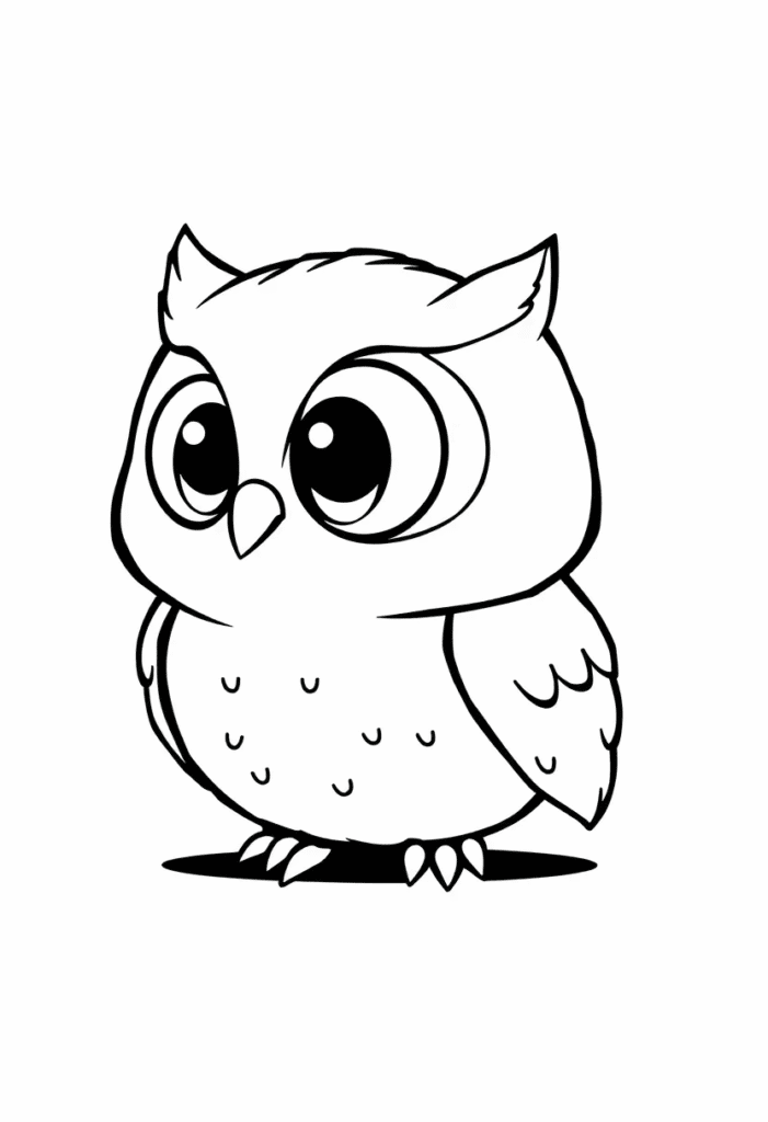 owl coloring pages printable