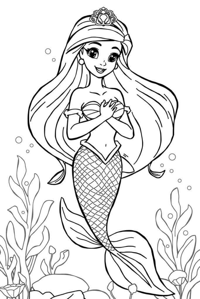 Disney Princess coloring pages free