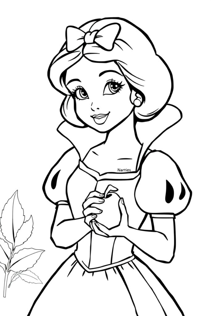 Disney Princess coloring pages free